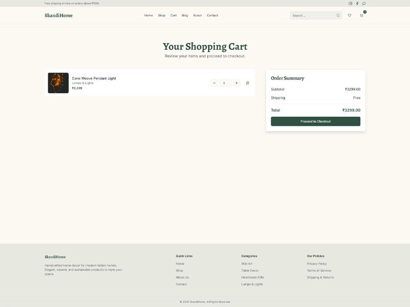 Skandi Home Decor E-commerce Platform - Image 4